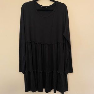 Discount Diva Long Sleeve Black Dress (XL)